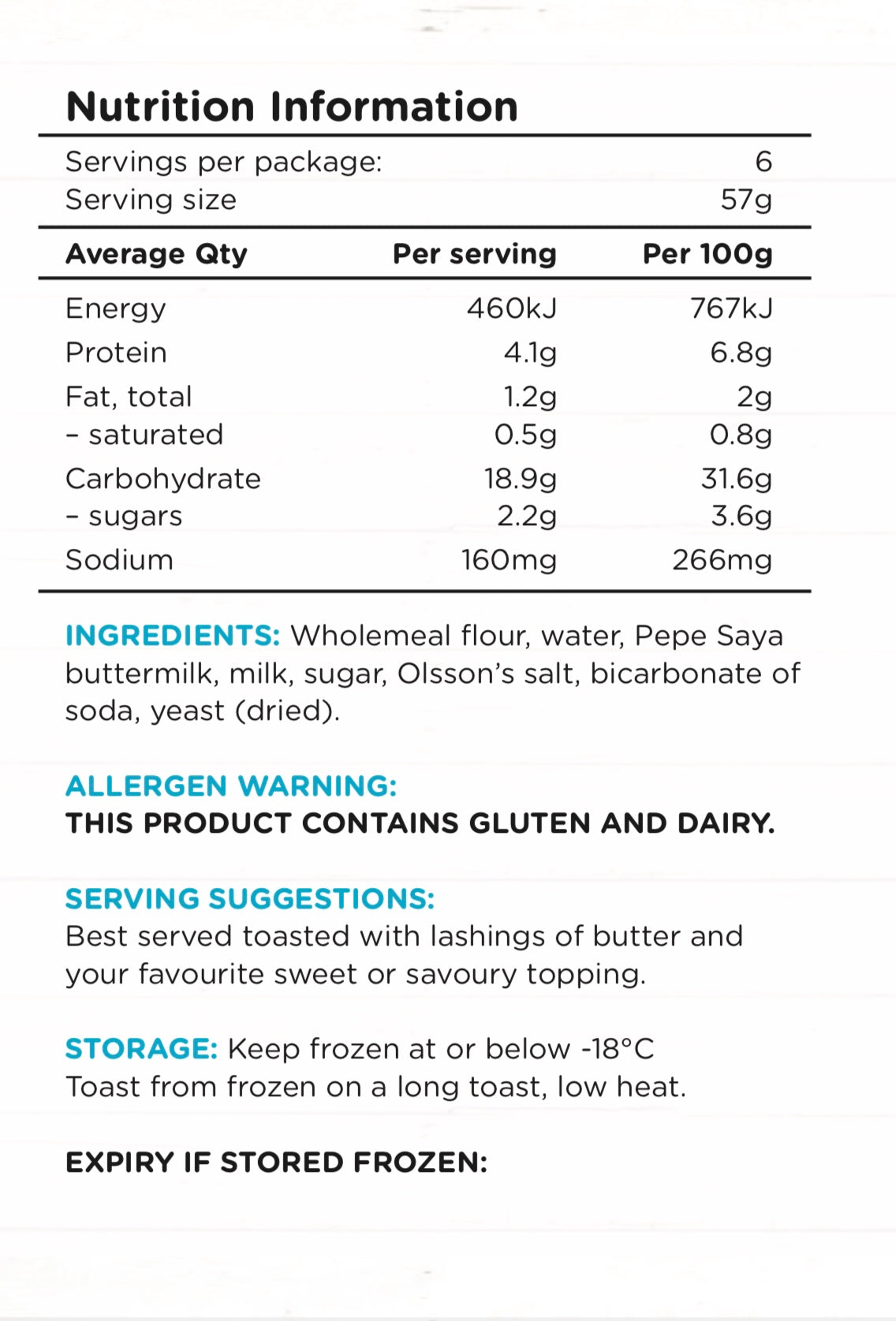 Buttermilk Crumpets 6-Pack