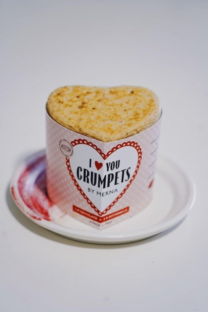 I HEART YOU CRUMPETS (4 PACK)