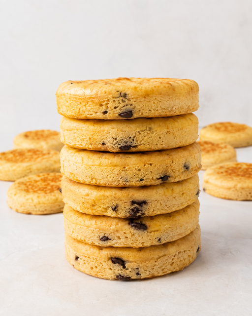 Chocolate Chip Buttermilk Crumpets (6 PACK)