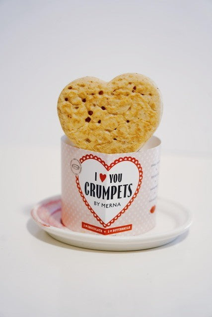 I HEART YOU CRUMPETS (4 PACK)