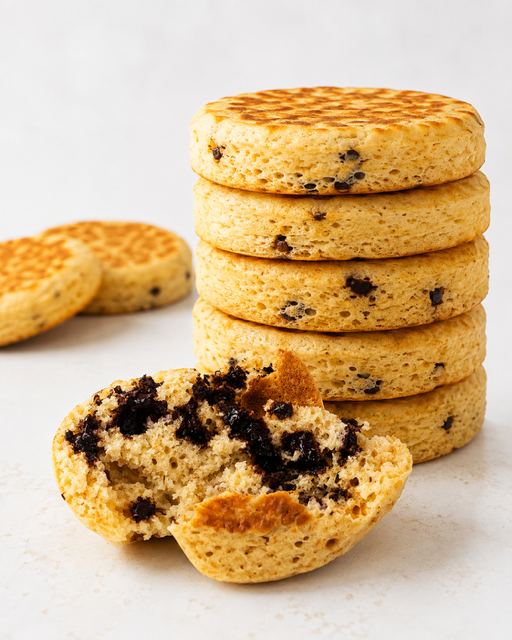 Chocolate Chip Buttermilk Crumpets (6 PACK)