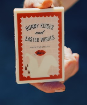 MERNA'S CHOCOLATE EASTER CARD