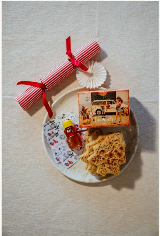 Christmas Crumpets (4 pack) by Merna - plus a free Honey Bear!