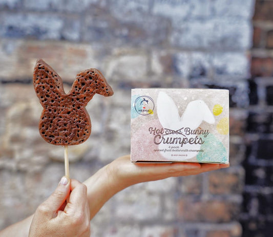 Hot Cross Bunny Crumpets by Merna 4 pack